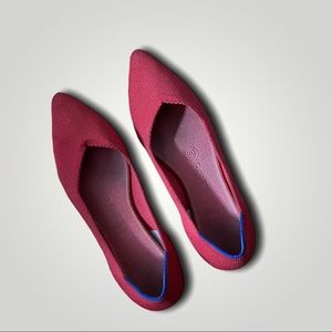 Rothys Red Pointed Toe Blue high light w6